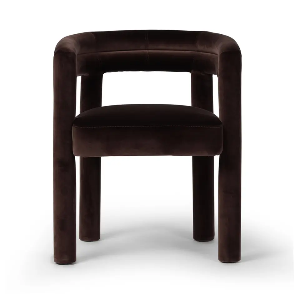 Tacova Dining Chair in Surrey Cocoa by FOUR HANDS