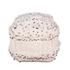 Marrakech Upholstered 18" Square Ottoman with Sequins by Home Trends & Design