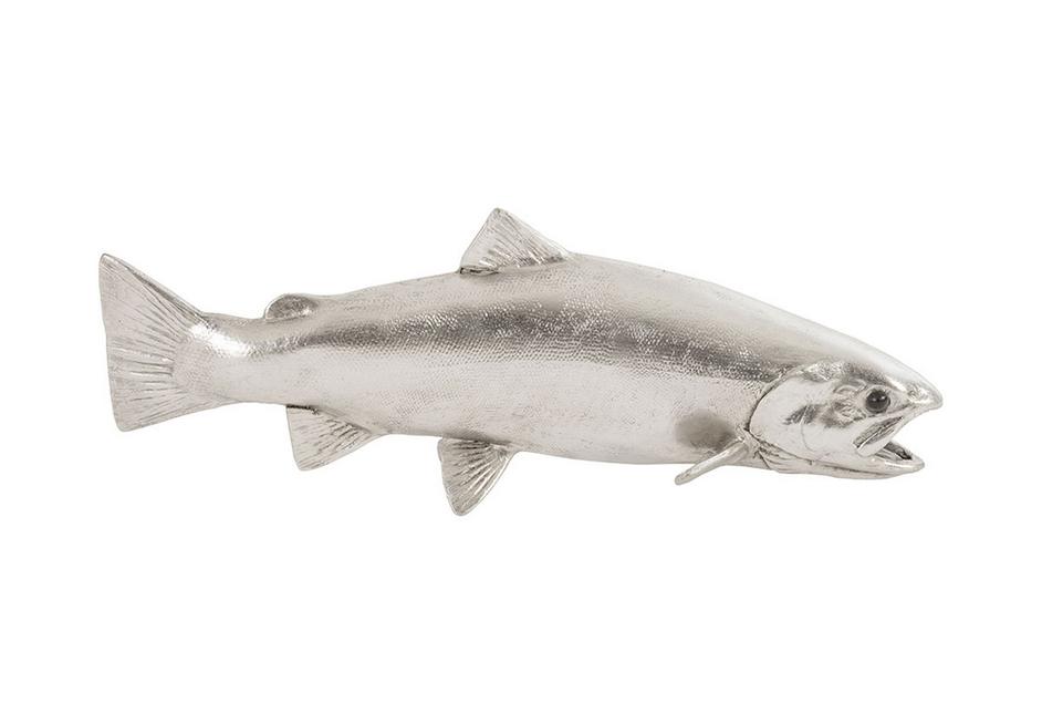 Rainbow Trout Fish, Silver Leaf by PHILLIPS COLLECTION