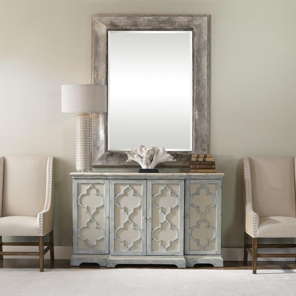 Sophie 4 Door Grey Cabinet by Uttermost