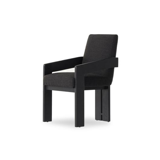 Roxy Dining Armchair In Gibson Black by FOUR HANDS