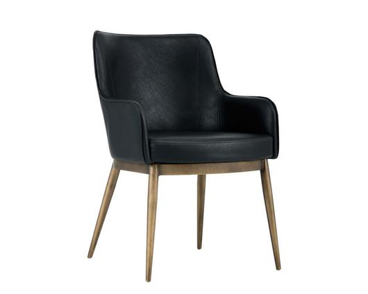 Franklin Dining Chair - Vintage Black by Sunpan