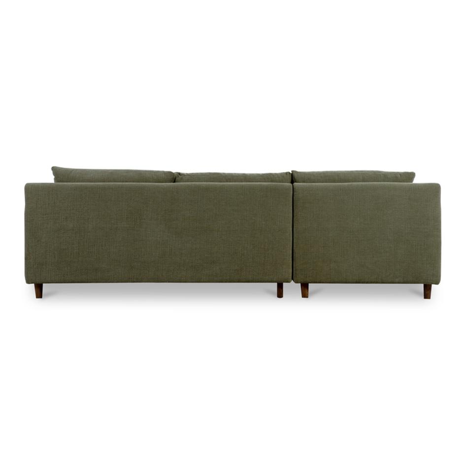 Hutton Left Sectional Olive by Moes Home