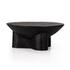 Sante 36" Coffee Table In Raw Black by FOUR HANDS