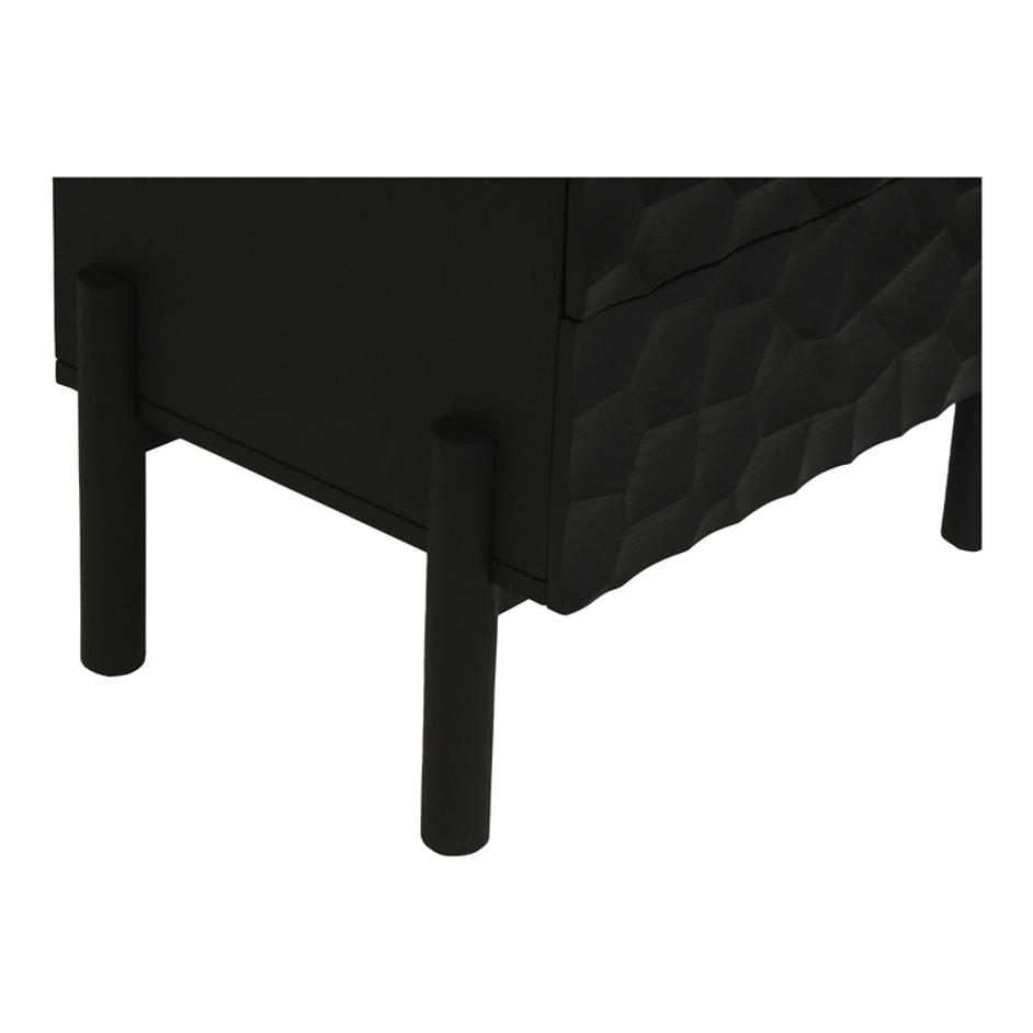Misaki Nightstand Black by Moes Home