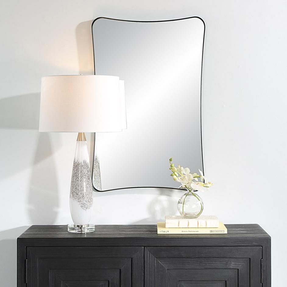 Loudon Black Vanity Mirror by Uttermost