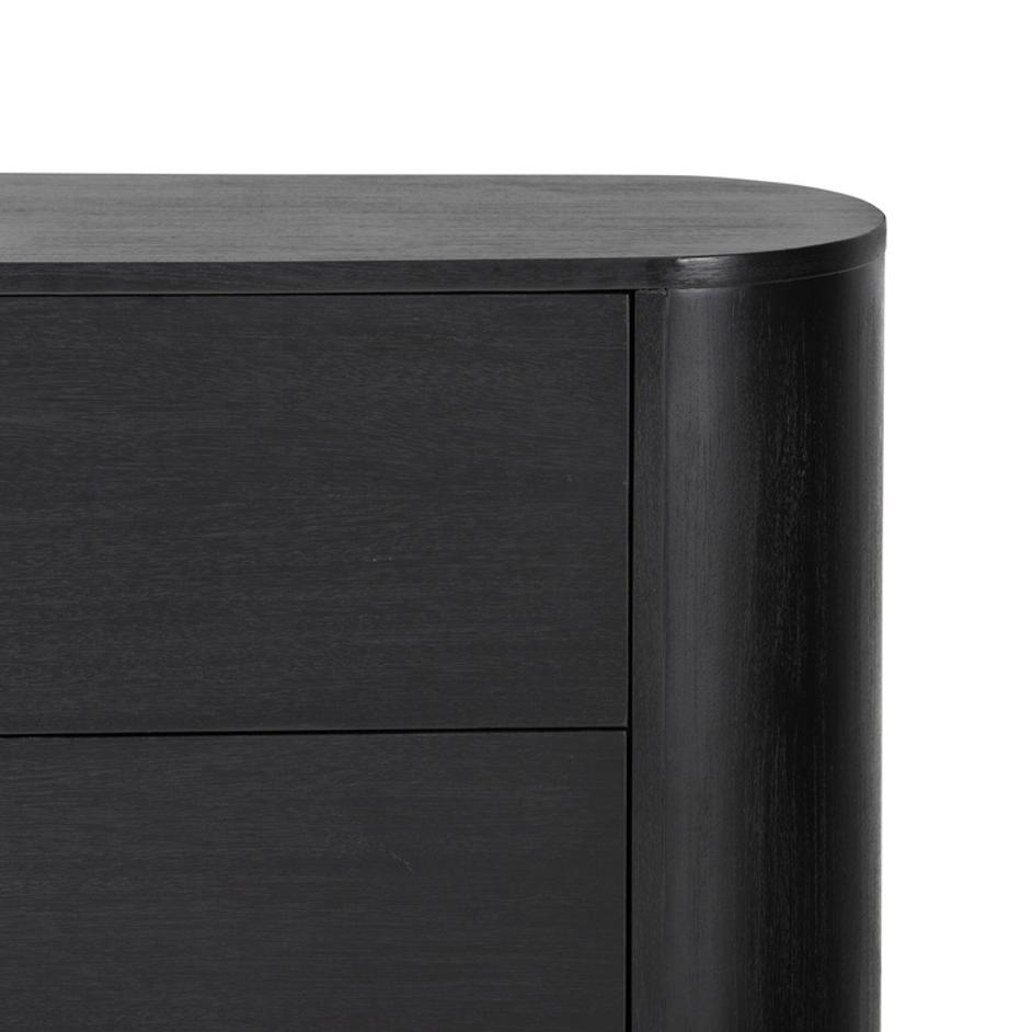 Paden Nightstand - Aged Black Acacia by Four Hands