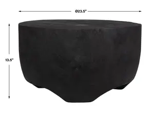 Elevate Black Coffee Table by Uttermost