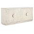 Apollo Mango Wood 4Dr Cabinet Coastal White by Classic Home