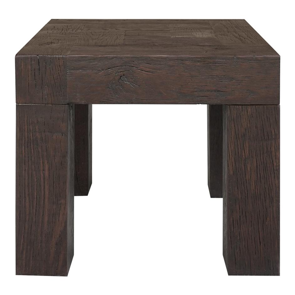 EVANDER SIDE TABLE RUSTIC BROWN by Moes Home