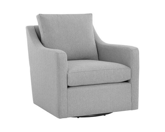 BRIANNA SWIVEL LOUNGE CHAIR - LIV DOVE by Sunpan