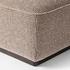 Sinclair Square Ottoman-21" In Barrow Taupe And Sienna Brown by Four Hands