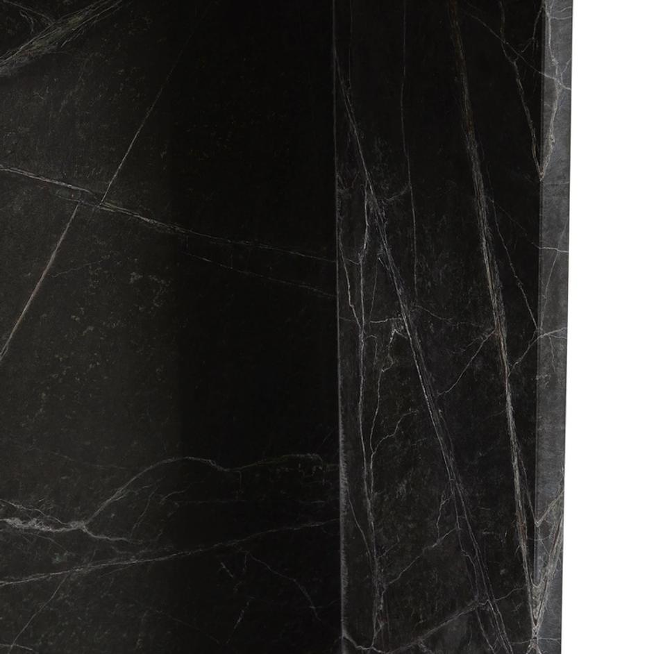 Bexly Marble Square End Table - Green by Classic Home