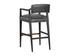KEAGAN BARSTOOL - BRENTWOOD CHARCOAL LEATHER by Sunpan