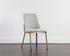 MARIE DINING CHAIR - BELFAST HEATHER GREY / BRAVO METAL by Sunpan