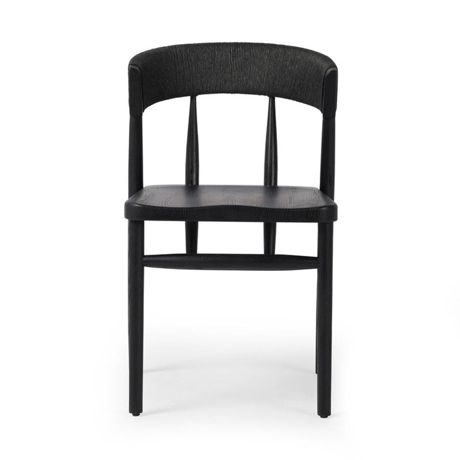 Buxton Dining Chair - Black Rush by Four Hands
