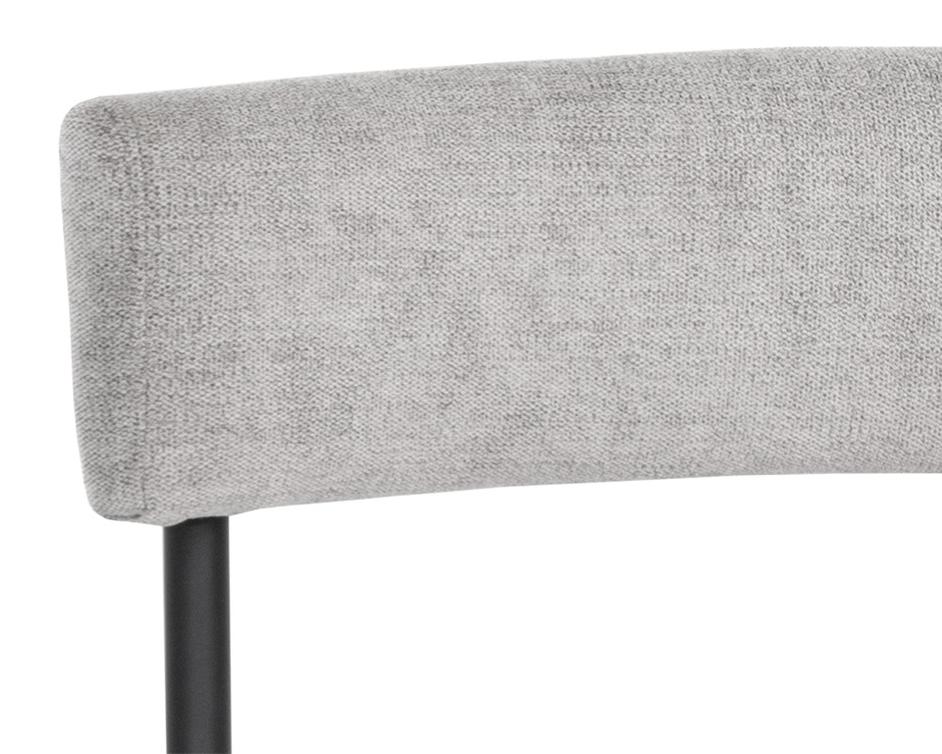 Seneca Dining Chair - Black - Polo Club Stone by Sunpan