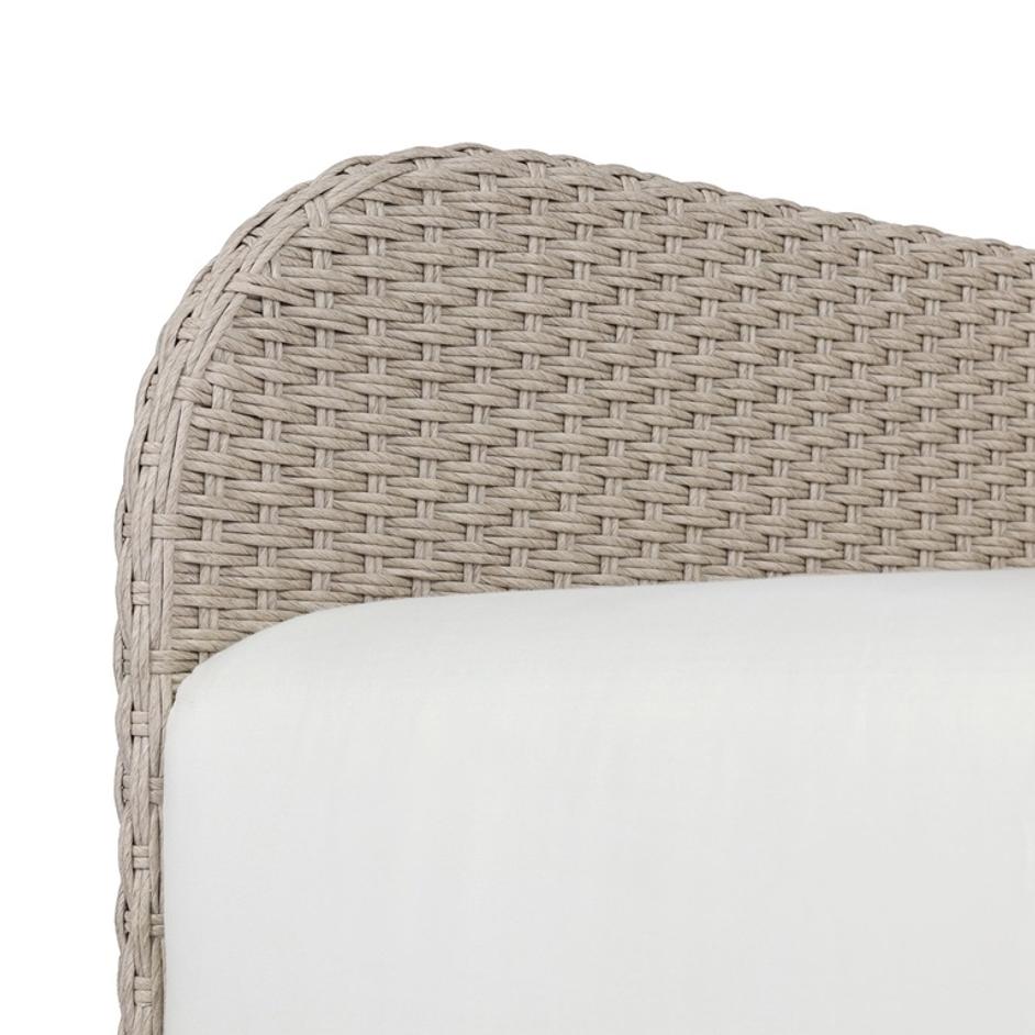 Geneva Outdr Swivel Chair - Arashi Salt by Four Hands