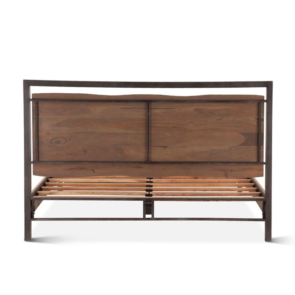 Aspen Queen Bed, Smoked Acacia by Home Trends & Design