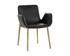 LUCANO DINING ARMCHAIR - BRAVO BLACK by Sunpan