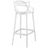 Gaile Bar Stool In White by Modway Furniture