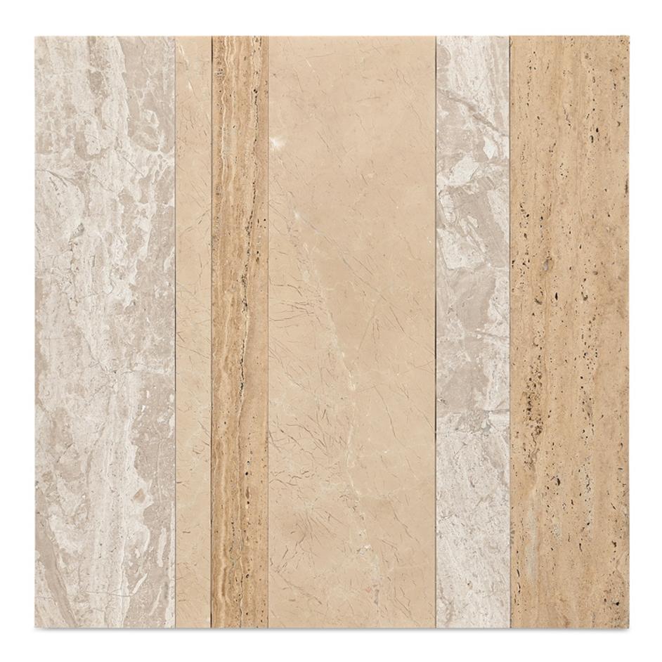 Rosa Accent Table Mixed Marble by Moes Home