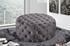 Percy Ottoman/Bench In Grey Velvet by Meridian Furniture