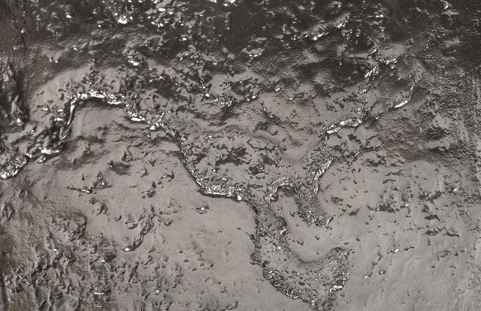 Slate E Pedestal, Liquid Silver by PHILLIPS COLLECTION