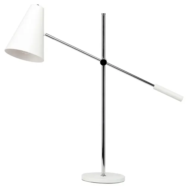 TIVAT WHITE METAL TABLE LAMP by Nuevo Living