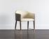 Kylin Dining Armchair Chair - Dillon Cream / Bravo Ash by Sunpan