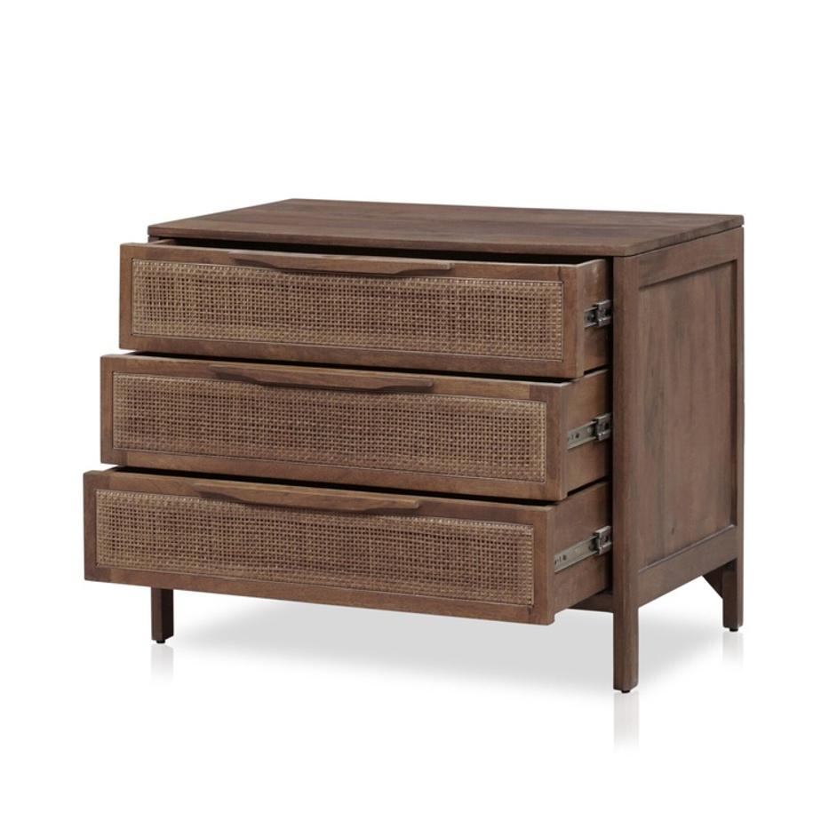 Sydney Large Nightstand - Brown Wash by Four Hands