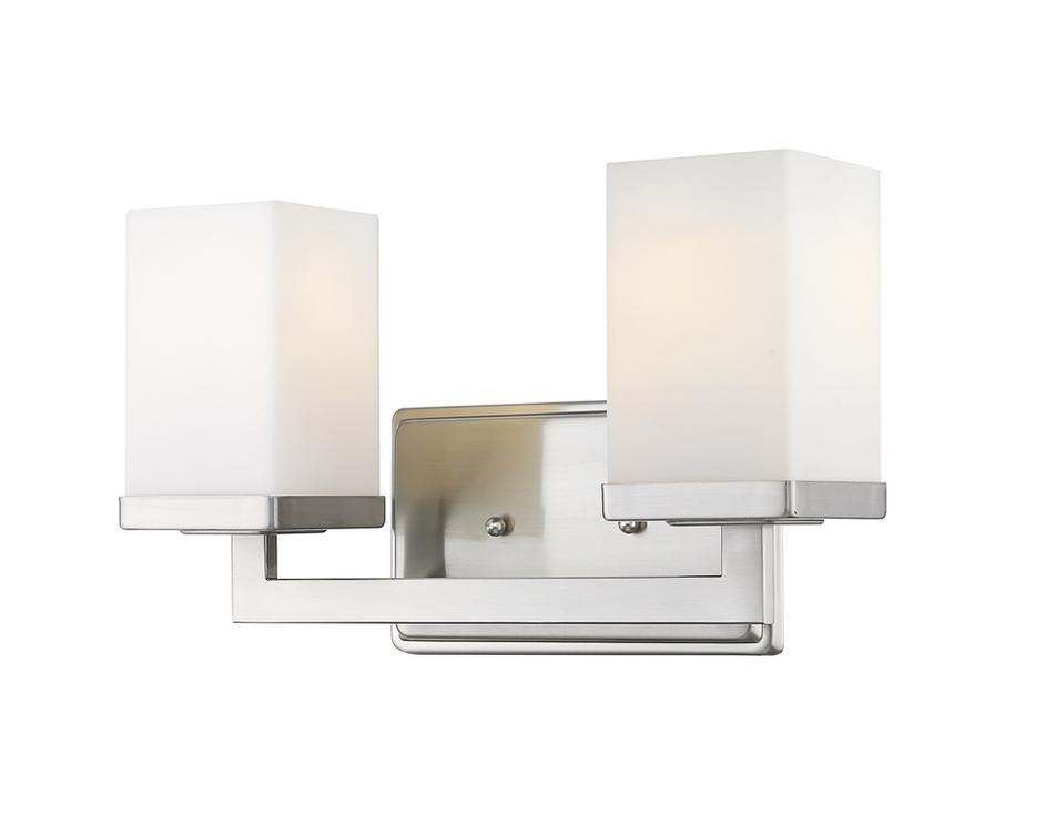 Tidal 2 Light Vanity  in Brushed Nickel Finish by Z-Lite