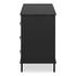 Reagan 6 Drawer Dresser Black by Moes Home