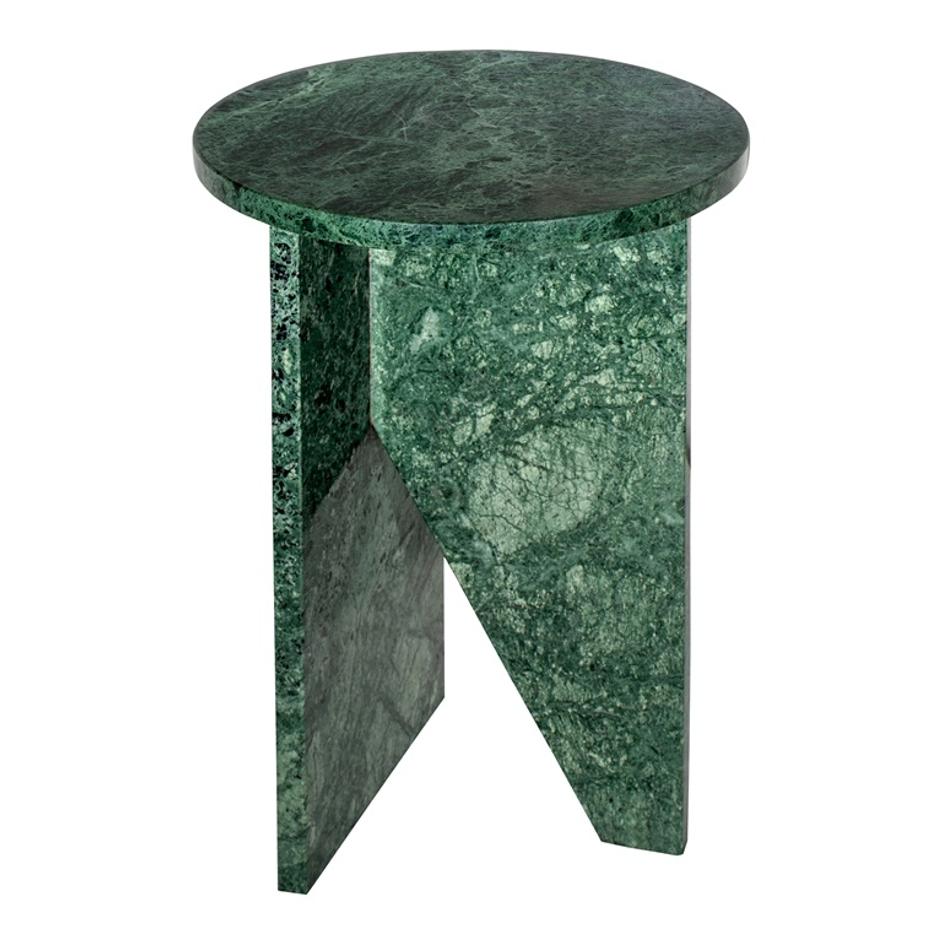 GRACE ACCENT TABLE GREEN MARBLE by Moes Home