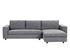 ETHAN SOFA CHAISE - QUARRY FABRIC by Sunpan