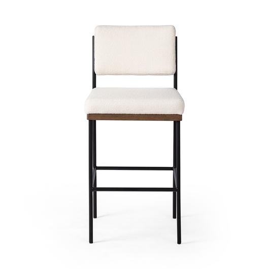 Benton Stool In Fayette Cloud In Bar by FOUR HANDS