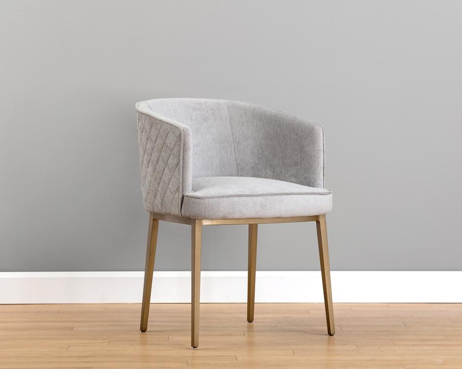 Cornella Dining Chair - Polo Club Stone by Sunpan