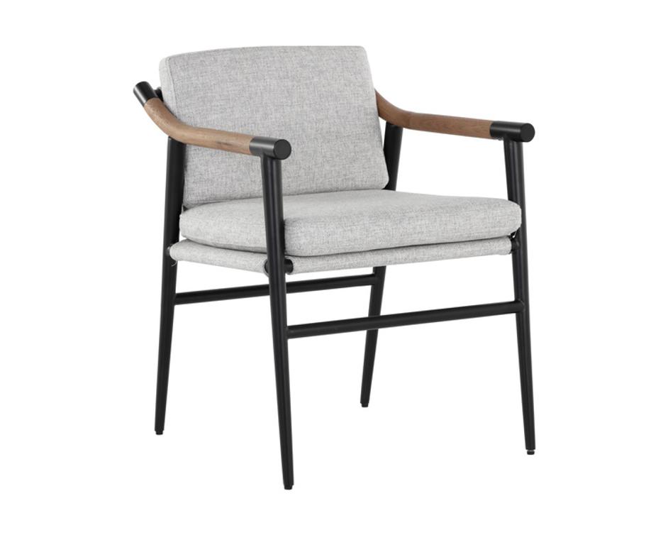 MEADOW DINING ARMCHAIR - VAULT FOG by Sunpan