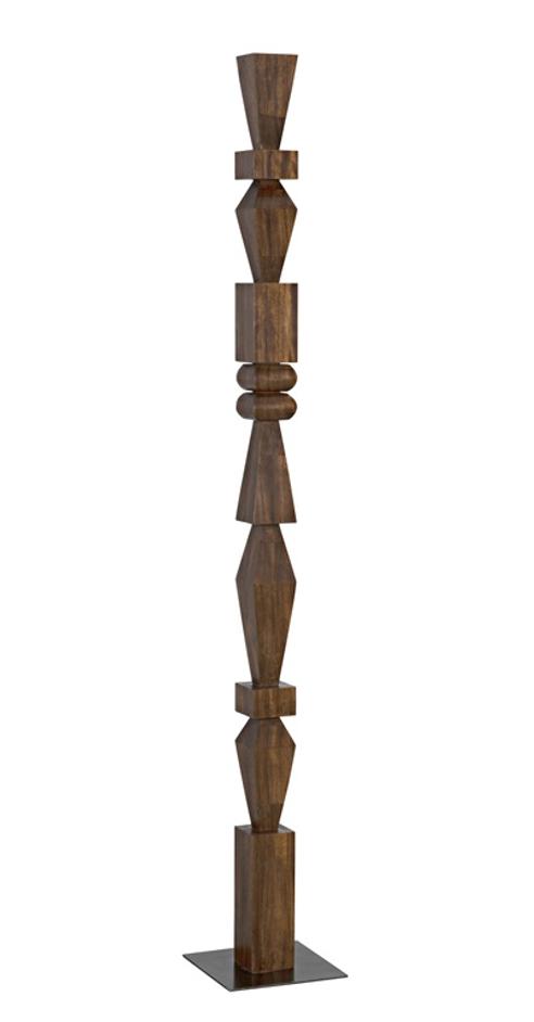 Dido Dark Walnut Floor Lamp by Noir Furniture