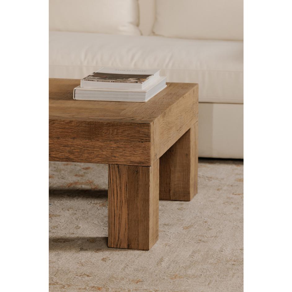 Evander Coffee Table Rectangle Aged Oak by Moes Home