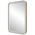 Crofton Lighted Brass Vanity Mirror by Uttermost