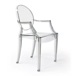 Helen Arm Chair - Clear - Set Of 2 by Aeon Furniture