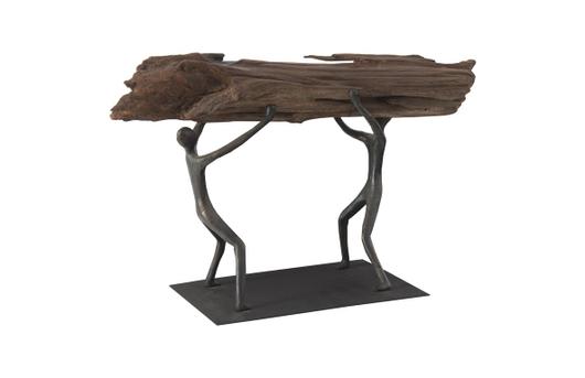 Atlas Tabletop Sculpture, Freeform High Lift, With Base by PHILLIPS COLLECTION