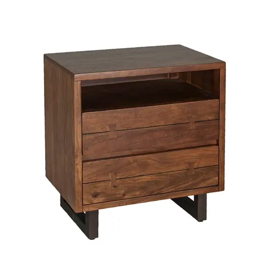 Aspen Night Chest Walnut by Home Trends & Design
