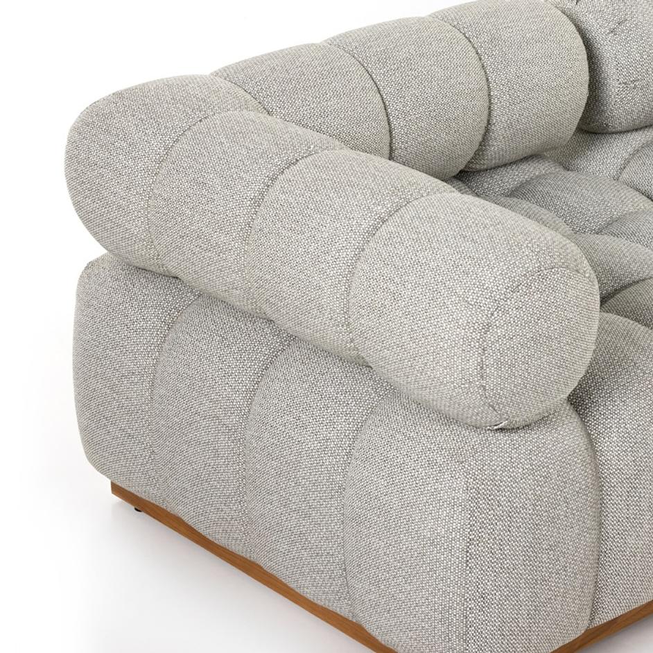 Roma Outdoor 5pc Sectional In Faye Ash by FOUR HANDS