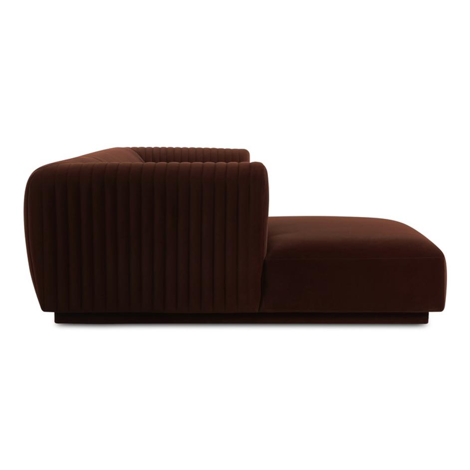 Zandro Left Sectional Warm Brown by Moes Home