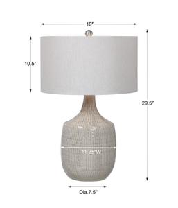 Felipe Gray Table Lamp by Uttermost