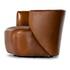 Mila Swivel Chair In Riviera Cognac by FOUR HANDS