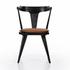 Ripley Dining Chair W Cushion In Black Oak by FOUR HANDS