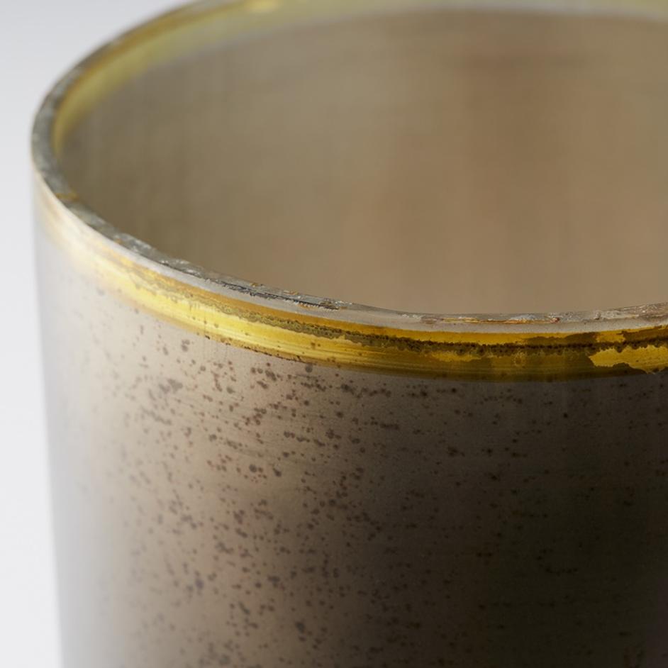 Large Pemberton Vase in Black Onyx and Champagne by Cyan Design